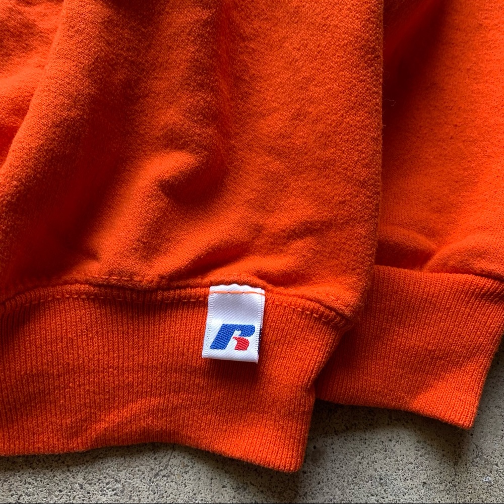 Vintage orange Russell crewneck